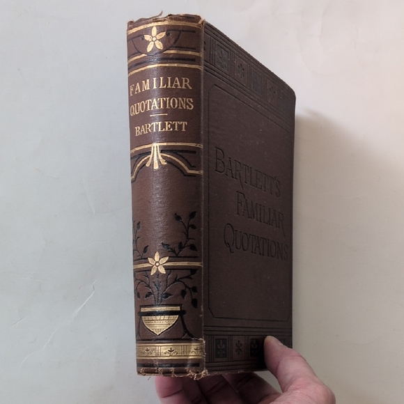 Routledge Other - Bartlett's Familiar Quotations - circa 1880s